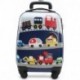 Serog Rolling Luggage with Wheels Hard Shell Carry On Suitcase 18 inch for Toddler Boys Veholes