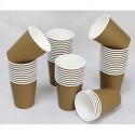 Raiteo Hot Party Paper Cups, 8 Ounce, 50 Count (Brown)