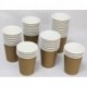 Raiteo Hot Party Paper Cups, 8 Ounce, 50 Count (Brown)
