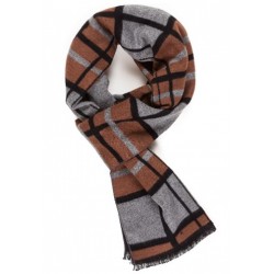 Exclusive Memory Scarf for Men Reversible Elegant Classic Cashmere Feel Scarves for Fall Winter