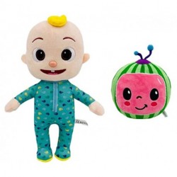 Dsikrysky Cocomelon Toys,Cocomelon JJ Doll,Cocomelon Doll and Melon Plush Stuffed Animal Toys Set,Cocomelon Toys for Kids - A Fun Way to Learn (JJ+Melon)