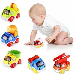 Yozva Pull Back Cars, Toy Cars for Toddlers, Push and Go Vehicles Toys Friction Powered Car Toys Christmas Birthday Gift for Kids, Boys and Girls (6 Pcs)