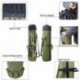 ZTUNNI Durable Canvas Fishing Rod & Reel Organizer Bag Travel Carry Case Bag- Holds 5 Poles & Tackle
