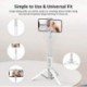 Nabelisen Bluetooth Selfie Stick Tripod, Extendable 3 in 1 Aluminum Selfie Stick with Wireless Remote and Tripod Stand 270 Rotation for iPhone 12/11 Pro/XS Max/XS/XR/X/8/7, Samsung and Smartphone White