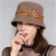 OCISOS Cloche Round Hat Fedora Bucket Vintage Hat 