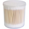 Eptek Bamboo Stick Cotton Swab 1200 PCS (6 Packs) - Medical Cotton swabs - Cotton Swabs Double Tipped Cleaning Swab, high Quality Absorbent Cotton - Safe, high Absorbency and Hygiene