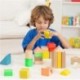 Axispace  Large Wooden Blocks Construction Building Toys Set Stacking Bricks Board Games 32 Pieces