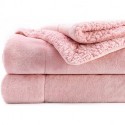 ZPUGUT Sherpa Fleece Throw Blanket, Ultra Soft Reversible Plush Blanket, Queen Size for Sofa Bed, 90"x90", Pink
