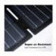 rusticlife 100W Foldable Solar Panel Charger Kit for Portable Generator Power Station Smartphones Laptop Car Boat RV Trailer 12v Battery Charging (Dual 5V USB & 19V DC Output)