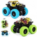 Wuzkeu Toy Cars, 2 Pack Monster Toys Cars with Shockproof Spring and Rubber Wheel Early Educational Toy Best Gifts for 3-12 Year Old Boys Girls