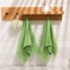Gregre Cotton Towels, Set of 2, Durable Highly Absorbent Soft Washcloth Towel ,14 x 30 Inch (Green)