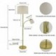 Alomora Floor Lamps for Living Room- Modern Tall Pole Light with Adjustable Reading Light(Bulb Included)