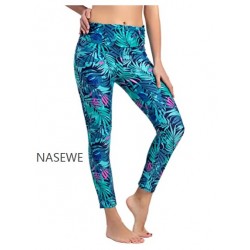 NASEWE Women's Swim Pants, UPF 50+ High Waisted Swimming Leggings, Water Tights Outdoor Indoor Sportwear