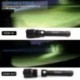 Reraun Rechargeable Tactical Flashlight 90000 High Lumens, Zoomable, IPX5 Waterproof Flashlight, 3 Light Modes