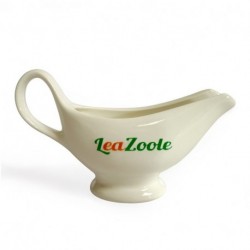 LeaZoole Gravy Boat with Ceramic Tray, 1 PC 8 oz Easy Pour White Gravy Boat with Saucer Stand for Salad Dressings, Milk,Broth, Creamer and More/ Microwave & Dishwasher Safe