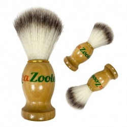 LeaZoole Hand Crafted Shaving Brush for Men, Professional Hair Salon Tool with Hard Wood Handle Gifts for Men