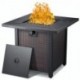Ulsum Outdoor  Square Outdoor Gas Propane Fire Pit Pits Firepit 