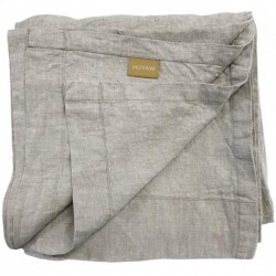 HUYAW  Sheets, linen sheets Natural-Deep Pocket-light gray