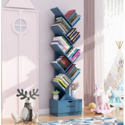 Svlinelu  Floor-standing creative bookshelf student tree-shaped simple small bookshelf