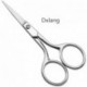 Dxlang Small Precision Embroidery Scissors, 4" Forged Stainless Steel Sharp Pointed Tip Detail Shears for DIY Craft Thread Cutting, Needlework Yarn & Sewing