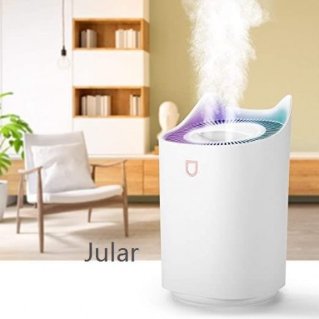 Jular 3.3L Humidifiers,Large Cool Mist Humidifier,Air Humidifier Baby Humidifier for Bedroom Travel Office Home, Auto Shut-Off, 2 Mist Modes, Super Quiet, Lasts Up to 30 Hours, White