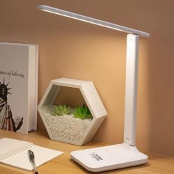 WEINUO GRILLS  LED desk lamp USB charging eye protection led reading lamp with phone holder