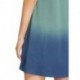 Women's Tunic Swing T-Shirt Dress Short Sleeve Tie Dye Ombre Dress[sample]
