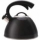HINC ITUR AD ASTRA Tea Kettle, Teapot Stovetop Whistling Kettle, Stainless Steel, 2.63-Quart, Black