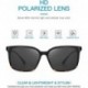 Vasgel Ultralight TR90 Polarized sunglasses,HD Polarized Lens,100% UV400 Protection Stylish Design,Men/Women