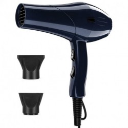 KBBKIC 2200W Professional Salon Hair Dryers Performance AC Motor with 2 Concentrator, Protecting Hair Damage, Blue