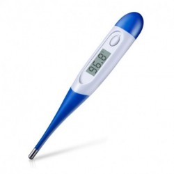ZYOUO Digital Medical Thermometer for Adult, Accurate Fast Read Oral Thermometer Fever Indicator Rectal Thermometer with Flexible Waterproof Tip