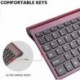 Wireless Keyboard Mouse Combo, BNOQIB Compact Full Size Wireless Keyboard and Mouse Set 2.4G Ultra-Thin Sleek Design for Windows