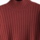PVATGB Women's Mock Neck Long Sleeve Ribbed Knit Basic Pullover Sweater