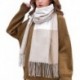 UCTRBV Winter Scarfs for Women Warm Thick Plaid Blanket Scarf Soft Feel Classic Fashion Shawl with Long Tassels
